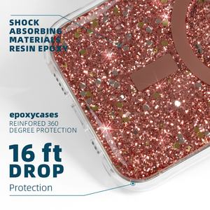 Coque de protection magnétique antichoc à paillettes dégradées de luxe pour iPhone – Fabrication directe - Product Image 2