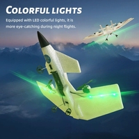 CQZNRC 2.4G Mini avion RC en mousse EPP, Jet F1 Future Fighter pour vol extérieur, portée 120m, presque prêt à voler, 10min de temps de vol