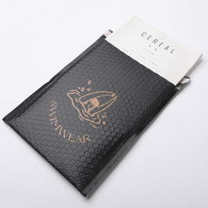 Prix d'usine Enveloppe rembourrée noire mate personnalisée Sac d'expédition Sacs à bulles - Product Image 1