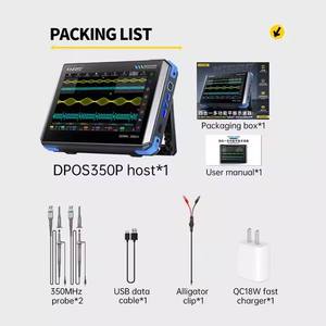 FNIRSI DPOS350P ออสซิลโลสโคปแบบพกพา 4-in-1 ดิจิตอล 350MHz 1GSPS หน้าจอสัมผัส 7 นิ้ว เครื่องมือทดสอบซ่อมอิเล็กทรอนิกส์ DPOS350P ออสซิลโลสโคป - Product Image 1