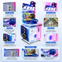 Joy2fun Machine de jeu interactive parent-enfant avec écran de 19 pouces, fonctionnant à monnayeur, avec des cadeaux, adaptée aux aires de jeux pour enfants
