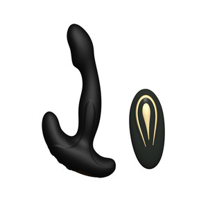 Plug anal en silicone pour homme à commande vocale avec double vibration et stimulation du point G, 100 % étanche, sans <span class=keywords><strong>lubrifiant</strong></span> inclus - Product Image 1