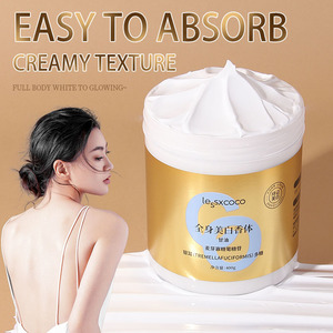 Vente en gros de masque de beurre corporel blanchissant de <span class=keywords><strong>peau</strong></span> de texture crémeuse de marque privée de 400g soin de blanchiment corporel de maquillage - Product Image 3