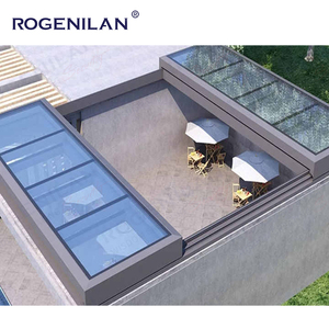 Rogenilan - Toit de véranda coulissant - Fenêtres coulissantes automatiques en aluminium laminé avec verre - Sur mesure - Product Image 2