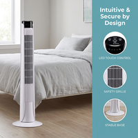 Ventilateur tour sans pales sur pied de 36 pouces, prix usine CE, télécommande, pour maison et bureau, grille de sécurité enfant