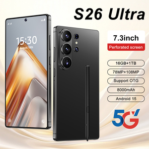 Metal Frame Durable S26 Ultra <b>Mobile</b> Handset Global Version Large battery 72MP+108MP Camera <b>Phone</b> 2026 Best Selling - Product Image 2