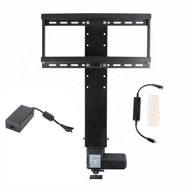 12v Linear Actuator TV Bed Motor with Wireless Remote for Modern Home Office and Living Room Furniture TV Lifting