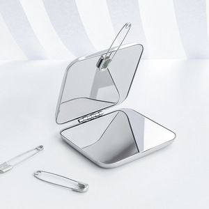 Mixed Procurement Low Price Pocket <b>Makeup</b> Mirrors Foldable Metal Mirror Pocket Classic Pocket Mirror - Product Image 2