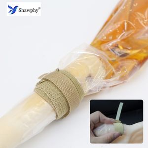 Penjepit urin inkontinensia untuk pria wanita, ikat penahan tetap urin dapat disesuaikan tali kateter eksternal penutup ritsleting tahan air tas urin - Product Image 2