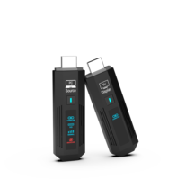 Mini Proyector Inalámbrico 2026, Transmisor y Receptor HDMI Inalámbrico con Pantalla LED para PC, TV Box y Monitor