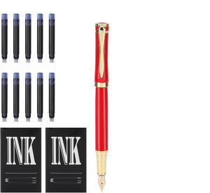 ปากกาหมึกซึมและปากกาหมึกเจลแบบใช้แล้วทิ้ง สีน้ำเงิน/ดำ ราคาขายส่งปี 2025 ต่ำกว่า 50 บาท - Product Image 3