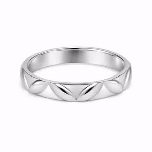 Anillo de Boda Montresor Infini Modelo 100177 de Plata de Ley y Oro Blanco, Joyería de Lujo de Alta Calidad para Mujer, Anillo de Compromiso - Product Image 2