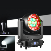 Nouveau 19X25W RGBW 4IN1 ZOOM Lyre LED lumière de lavage à tête mobile OS-RAM scène DJ lumière 500W Disco lumière 14/25CH pour club de mariage