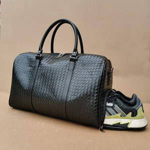 Borsa da viaggio impermeabile da uomo e da donna in pelle grande borsone da viaggio weekend borse da viaggio uomo