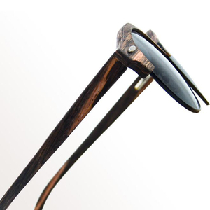 2021 Super Thin Wood Männer <span class=keywords><strong>Pilot</strong></span> Runde Sonnenbrille Frauen Brand Designer Vintage Kleine Sonnenbrille Damen Shades Brillen - Product Image 5