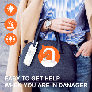 Tự Bảo Vệ Keychain Báo Động 2 Gói 130 dB Loud Khẩn Cấp Cá Nhân Còi Báo Động Với Ánh Sáng LED SOS An Toàn Cảnh Báo Thiết Bị Móc Chìa Khóa - Product Image 2