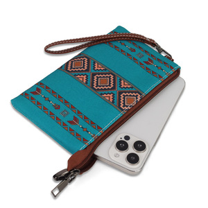 Bán buôn Bohemian phong cách phương Tây công suất lớn vải túi xách cổ điển <span class=keywords><strong>Aztec</strong></span> mô hình tua vai Tote Túi với ví - Product Image 2