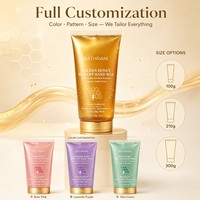 Bathrani Golden Honey Peel Handwachs Goldblatt Aufhellende Gel-Maske Exfolierend Feuchtigkeitsspendend Tube Kundenspezifisches OEM Private Label