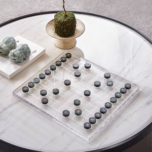 Juego de ajedrez chino tradicional Xiangqi con caja de almacenamiento, juego de estrategia educativo para familias, adultos y niños - Product Image 1