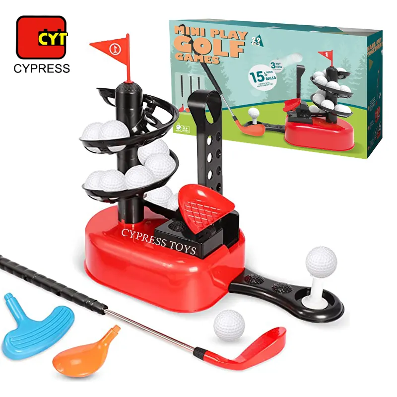 Outdoor training golf simulator mini play golf game toy Set Sports Toy for kids,Learning Sports Game