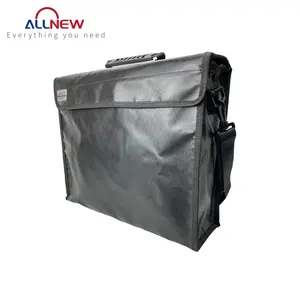 โรงงานแบบพกพากันไฟปลอดภัยเอกสารกระเป๋ากระเป๋าถือกันน้ําเงินสํานักงานบ้านอุ่นความปลอดภัยกระเป๋าแฟ้มกันน้ํา - Product Image 1