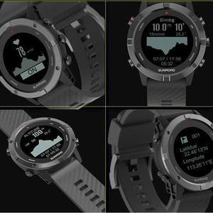 นาฬิกาสมาร์ทวอทช์กีฬา GPS รุ่นใหม่ T3 พร้อมเข็มทิศ เครื่องวัดความสูง เครื่องวัดความกดอากาศ กันน้ำ 10 ATM ตัวเรือนสแตนเลส ซิงค์กับ <span class=keywords><strong>Strava</strong></span> รองรับ OEM/ODM ระบบ Android/iOS - Product Image 3
