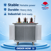 Transformateur de distribution immergé dans l'huile à double enroulement S11, 11 kV 33 kV, entièrement scellé, à économie d'énergie, 100 % efficace, directement de l'usine