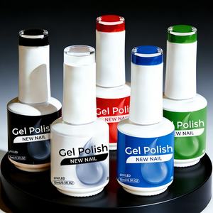 Nuevo Esmalte de <span class=keywords><strong>Uñas</strong></span> en Gel UV de Alta Calidad de 15 ml, Súper Blanco, Negro, Rojo, Marca Privada, Sin TPO - Product Image 2