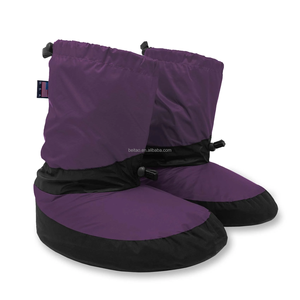 Chaussons d'hiver ultralégers en duvet d'oie Chaussons d'extérieur d'intérieur Tente chaude Bottes souples pour hommes et femmes avec sac de rangement - Product Image 6