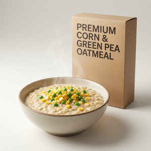 Porridge instantané sain de maïs, pois verts et <span class=keywords><strong>avoine</strong></span>, mélange de céréales savoureuses aux légumes, remplacement de repas pour le petit-<span class=keywords><strong>d</strong></span>éjeuner OEM YOUJI - Product Image 3