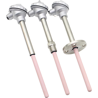 Flanged Stainless Steel Thermocouple 0-200℃ a Class 4-20mA Temperature Sensor Output KNC Big Head Telescopic Tube for Industry