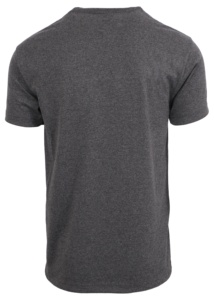 Camiseta Blanca con Cuello en V para Hombre, 100% Algodón de Alta Calidad, Impresión Digital Personalizada, Azul, Venta al por Mayor en EE. UU., 280g, Anti-Pilling, Transpirable - Product Image 3