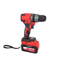 Perceuse électrique sans fil 21V haute puissance à moteur sans balais, mini 10/13mm, batterie Li-Ion 4.0Ah, vitesse variable, usage industriel/bricolage, OEM