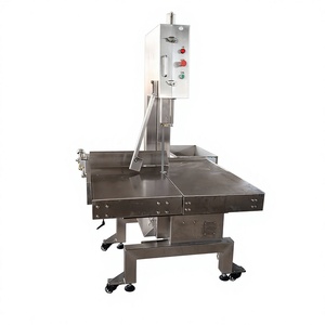 Stainless Steel Push Pull <b>Saw</b> Meat Cutter 500 Type With Adjustable Thickness For Frozen Meat Processing - Product Image 1