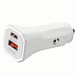 อะแดปเตอร์ชาร์จในรถยนต์แบบขายส่ง พอร์ตคู่ USB+PD 20w ชาร์จเร็วสำหรับโทรศัพท์มือถือ - Product Image 5