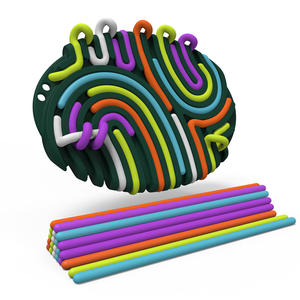 Tableau d'activités sensorielles en silicone, jouet de décompression torsadé, pour enfants de 2 à 4 ans, jouet pour bébés et tout-petits, offre spéciale pour la maison - Product Image 5