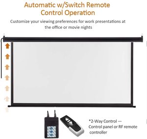 Tỷ lệ 16:9 4:3 HD 4K phim trong nhà Màn hình máy chiếu điện màn hình chiếu cơ giới với điều khiển từ xa màn hình tùy chỉnh - Product Image 6
