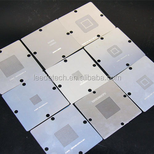 47pcs/Set BGA Reballing Stencils Tool Kit PS3 Reball Kit PS4 XBOX360 GPU CPU IC Reballing Stencils Template