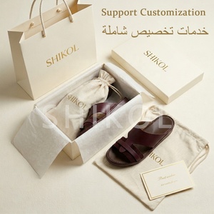 Sandales Homme en Cuir Véritable de Luxe, Faits Main, Style Arabe, à Bout Ouvert, avec Boucle, Semelle Souple en Caoutchouc, Nouveau Design, Vente en Gros Personnalisée - Product Image 5