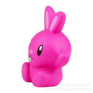 Pu <b>Foam</b> Bunny Stress Relief Toy Cartoon Animal Decorative <b>Craft</b> Item - Product Image 2