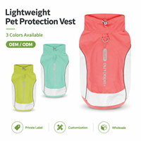 Veste anti-UV pour chien, UPF 200+, respirante, vêtements de sport pour chien, équipement d'été actif avec anneau en D, vêtements pour animaux de compagnie, vêtements pour chiens