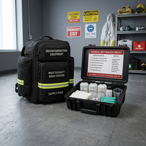 Sac de transport robuste en nylon Cordura 1000D pour équipement de décontamination, kit de neutralisation chimique, station de douche de terrain - Product Image 2