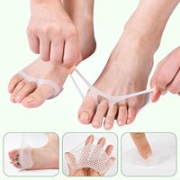 Coussinets métatarsiens en silicone, coussin pour l'avant-pied, soulagement de la douleur, gel souple respirant, soin des pieds, soutien pour femmes et hommes, talons hauts