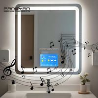 12V 5A 60W Tuya 4G APP Contrôle WIFI Connexion CCT Trois Couleurs LED Lumière Gradateur Miroir Capteur Tactile Commutateur Pour Miroirs D'hôtel