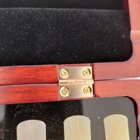 Woodwind Musical Instrument Parts Accessories Maple Wood Clarinet Reeds case Hold 10 Pcs Reeds
