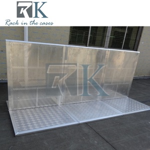 Barrière de contrôle des foules extérieure à prix abordable, barrière de contrôle des foules en aluminium, clôture pliable pour la vente - Product Image 2