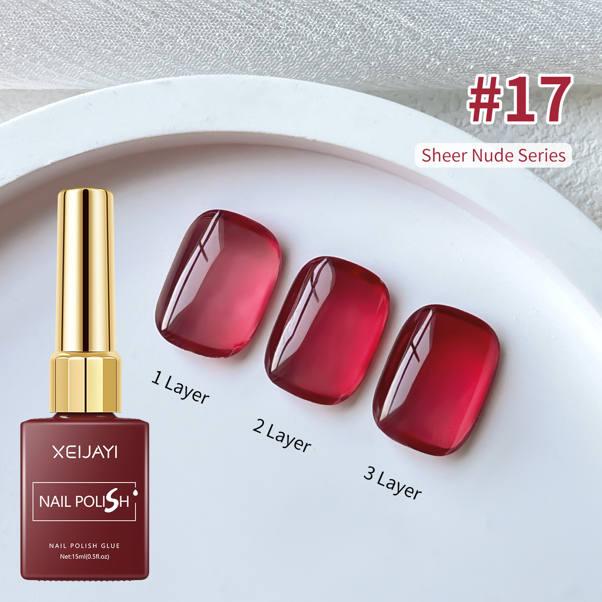 Color square bottle #017