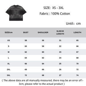 Kaos Pria Logo Kustom Bahan Katun Tebal 250GSM <span class=keywords><strong>Vintage</strong></span> Acid Wash Boxy Fit Streetwear Spray Monkey T <span class=keywords><strong>Shirt</strong></span> - Product Image 5