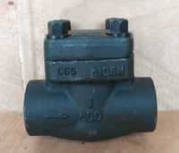 Valve sphérique forgée à haute pression en acier au carbone ASTM A105 à douille à souder classe 800