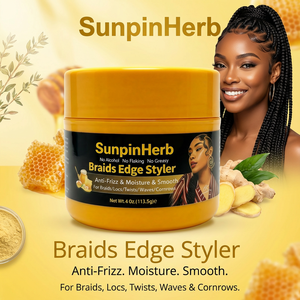 Cera para Trenzas Honey Extra, Fijación Duradera, Cera para Peinar Locs y Twists, Fijación Fuerte, Anti-Frizz, Hipoalergénica para el Cabello - Product Image 2